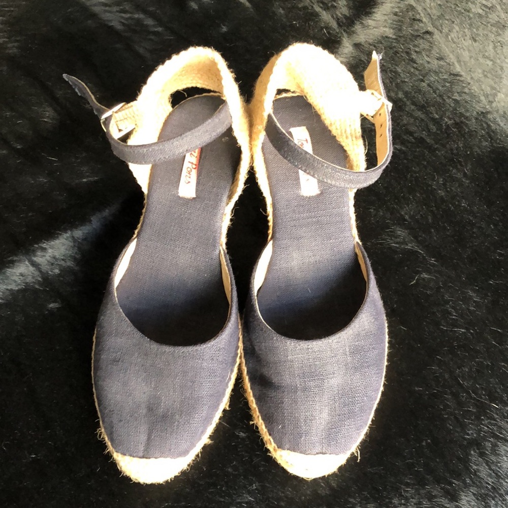 Toni Pons Blue Weave Espadrilles - Picture 2 of 11